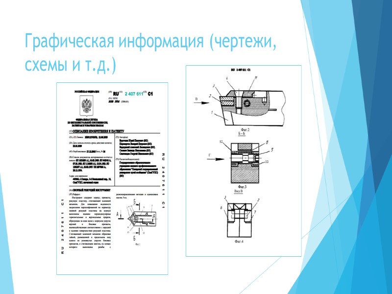 Графическая информация (чертежи, схемы и т.д.)